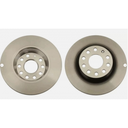 Jeu de 2 disques de frein TRW DF4558 VW TOURAN 1.9 TDI