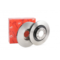 2 x TRW DF6667 Disque de frein pour CITROËN,DS,PEUGEOT