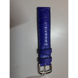 CORNELIUS KAUFMANN Bracelet de montre bleu cuir cousu main 16 mm (P046) — photo 2