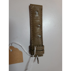 KAUFMANN Bracelet de montre kaki cuir fait main Strauss 18 mm (P036) — photo 2