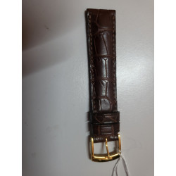 CORNELIUS KAUFMANN Bracelet de montre marron cuir cousu main 16 mm (P044) — photo 2