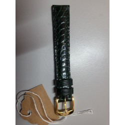 CORNELIUS KAUFMANN Bracelet de montre vert cuir cousu main 12 mm (P038) — photo 2
