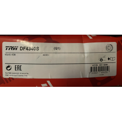 Disque de frein TRW DF4340S VOLVO XC90 2.4 D5 AWD 4x4 — photo 2