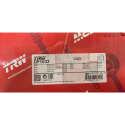 TRW DF1032 Disque de frein 262x22mm, 4x100 RENAULT LAGUNA MEGANE SAFRANE — photo 2