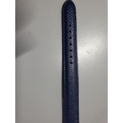 KAUFMANN Bracelet de montre bleu cuir fait main Sellier 13 mm (P021) — photo 2