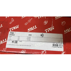 2x Disque de frein ventilé DF6022 TRW pour HYUNDAI GALLOPER II — photo 2