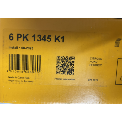 JEU DE COURROIES CONTITECH 6PK1345K1 — photo 2