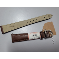 Bracelet de montre cuir veau marron 14 mm (P112)
