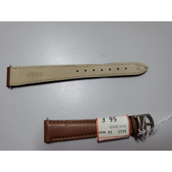 Bracelet de montre cuir veau marron 14 mm (P111)
