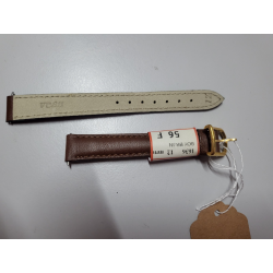 Bracelet de montre cuir veau brun 12 mm (P103)