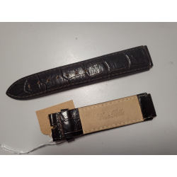 Bracelet de montre cuir marron 20 mm (P116)