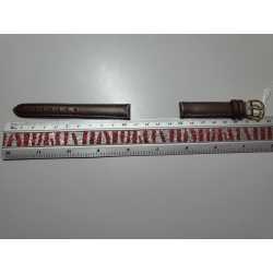 HITECH Bracelet de montre cuir vachette marron 14 mm (P113) — photo 2