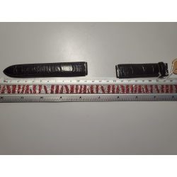 Bracelet de montre cuir marron 20 mm (P116) — photo 2