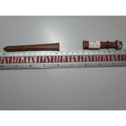 Bracelet de montre cuir veau marron 14 mm (P111) — photo 2