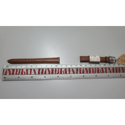 Bracelet de montre cuir veau marron 12 mm (P105) — photo 2