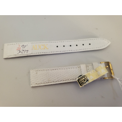 MAUCK Bracelet de montre cuir blanc 16 mm (P078) — photo 2
