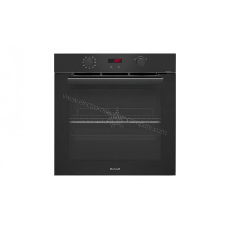 Four encastrable pyrolyse  BRANDT BFP201BB 67 L NOIR