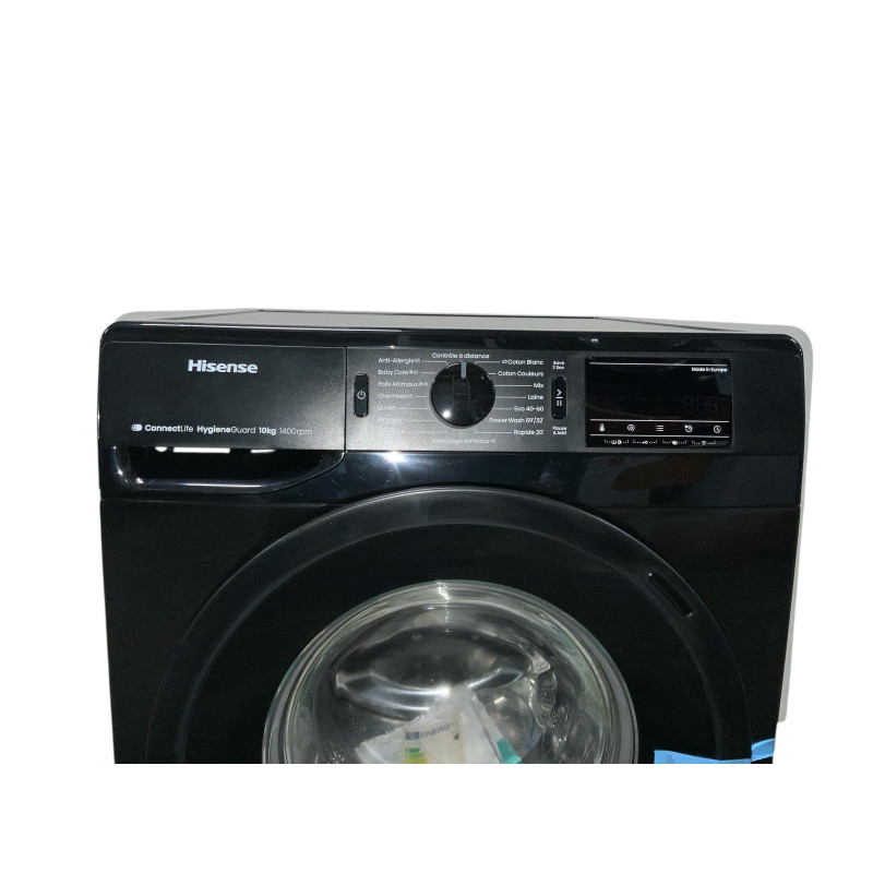 Lave linge hublot HISENSE WFGE1042MB 10 KG BLANC - Image 4