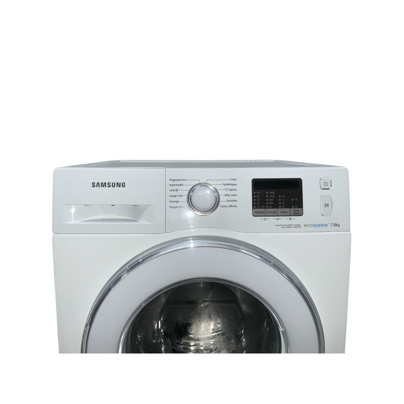Lave linge hublot SAMSUNG WW80J3283KW 7 KG BLANC - Image 2