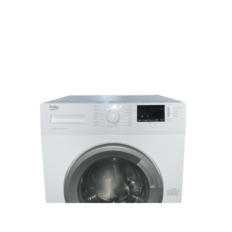 Lave linge hublot BEKO WTV8712BS0W 8 KG BLANC - Image 2