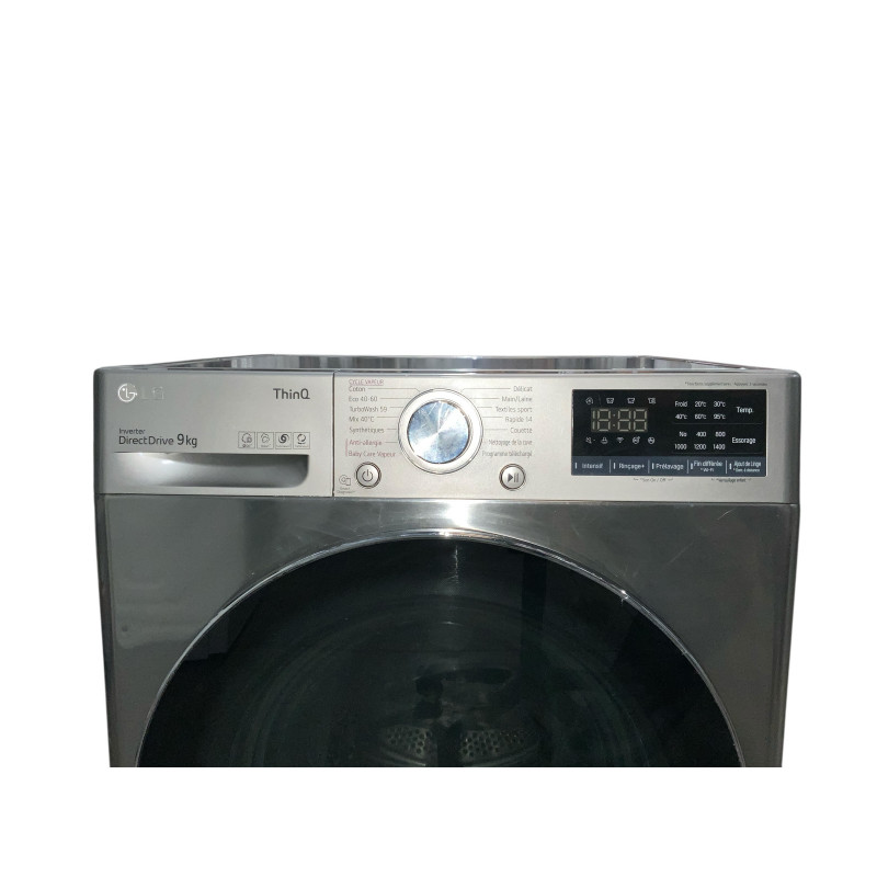Lave linge hublot LG F94V52IXS 9 KG GRIS - Image 4