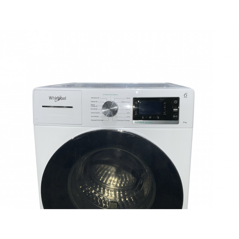Lave linge hublot WHIRLPOOL W6X W845WR FR 8 KG BLANC - Image 2