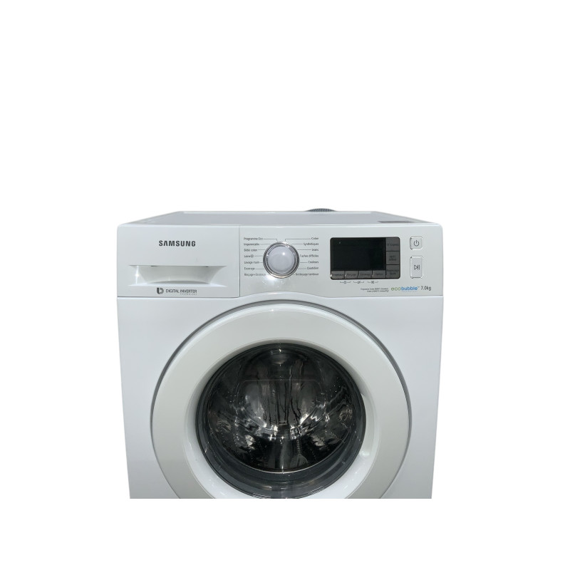 Lave linge hublot SAMSUNG WF70F5E3J4W 7 KG BLANC - Image 2