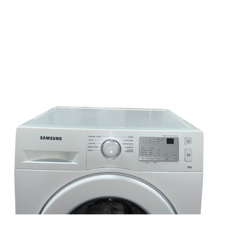 Lave linge hublot SAMSUNG WW80J3283KW 8 KG BLANC - Image 4