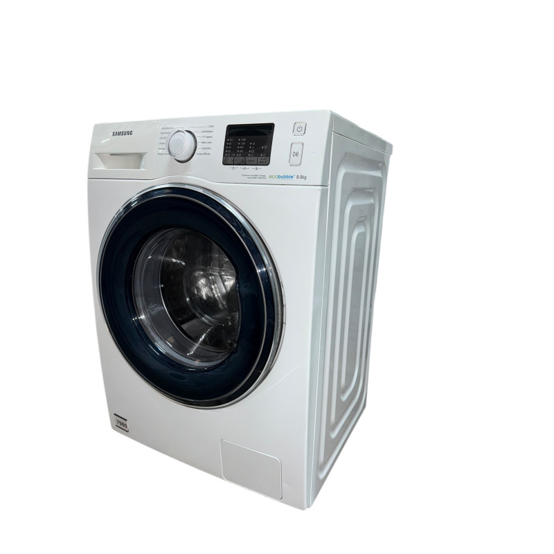 Lave linge hublot SAMSUNG WW80J5555FW 8 kg BLANC