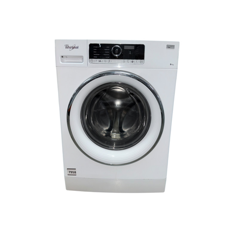 Lave linge hublot WHIRLPOOL FSCR80421 8 kh BLANC - Image 4