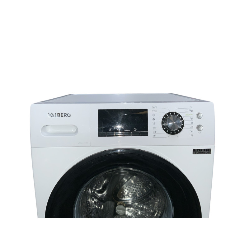 Lave linge hublot VALBERG WF1014AW180C3 10 KG BLANC
