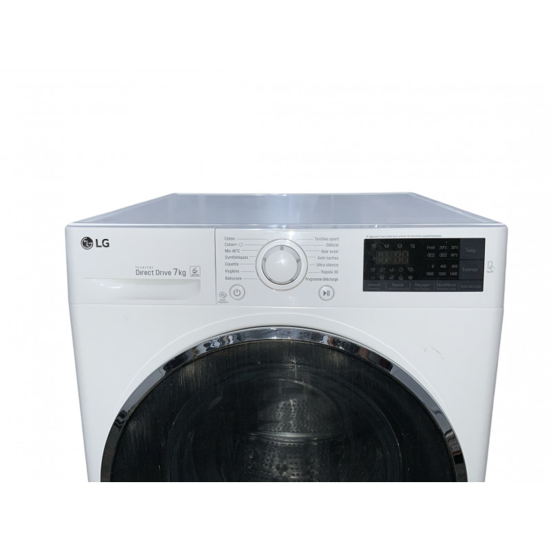 Lave linge hublot LG F74J60WHW 7 KG BLANC - Image 2