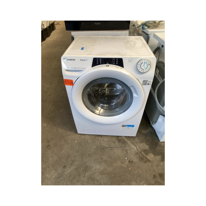 Lave linge hublot CANDY 1496DWMT/1-S 9kg BLANC
