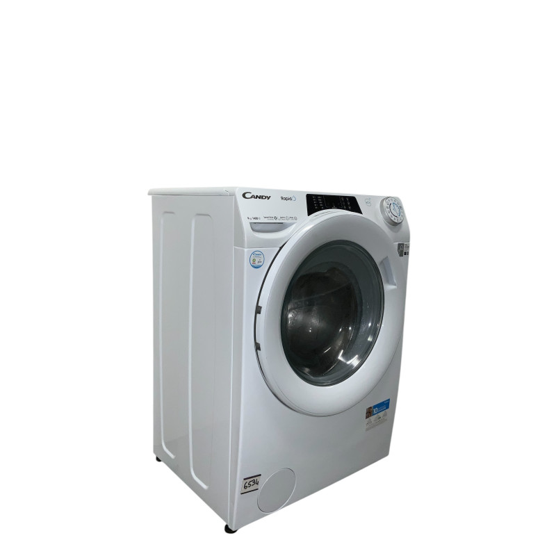 Lave linge hublot CANDY 1496DWMT/1-S 9kg BLANC - Image 4