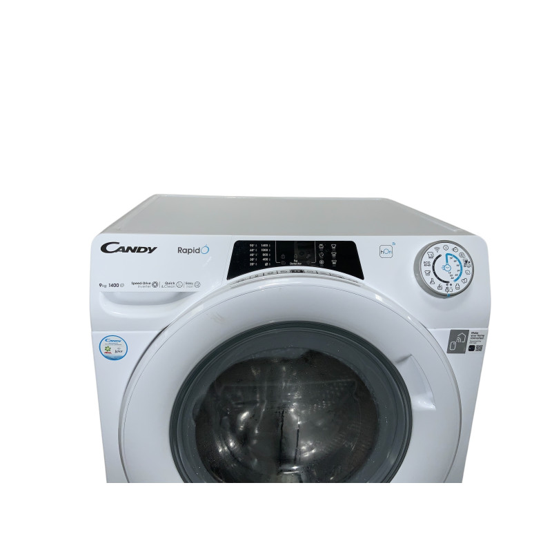 Lave linge hublot CANDY 1496DWMT/1-S 9kg BLANC - Image 5
