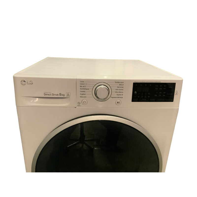 Lave linge hublot LG F84J60WH 8 KG BLANC - Image 4