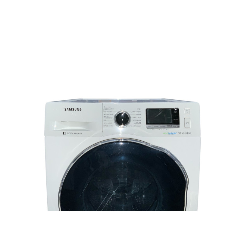Lave linge séchant SAMSUNG WD90J6A10AW 9 KG 6 KG BLANC - Image 4