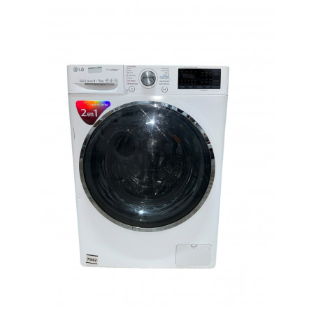 Lave linge séchant LG F964J72WRH 9 KG / 6 KG BLANC - Image 2