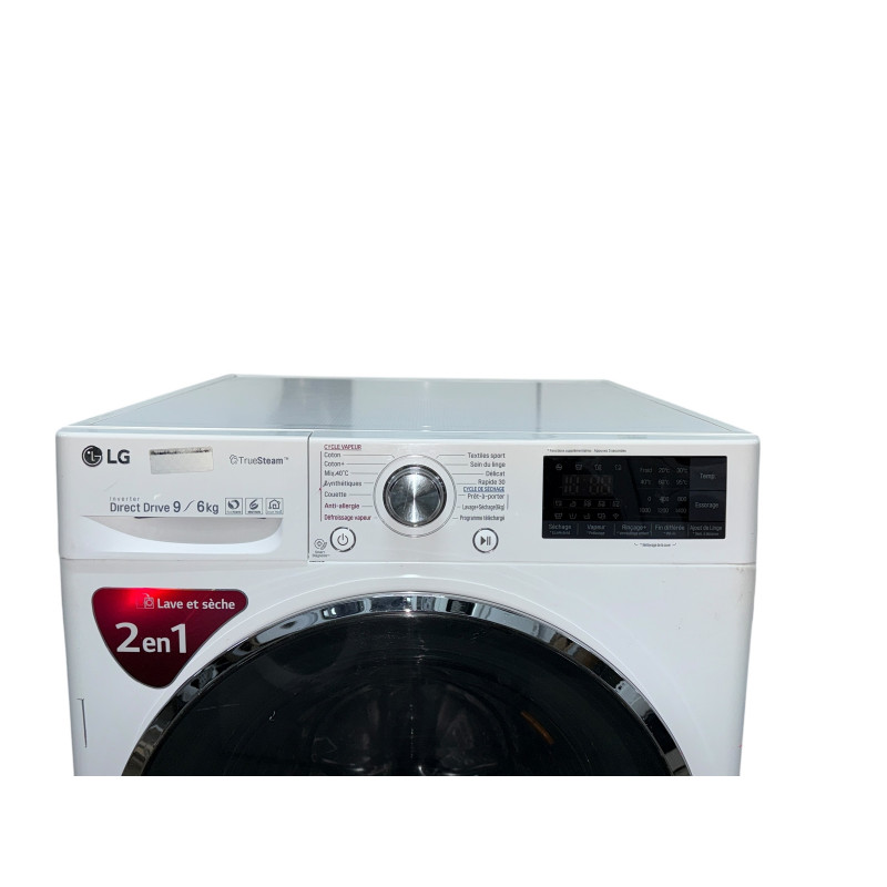 Lave linge séchant LG F964J72WRH 9 KG / 6 KG BLANC - Image 4