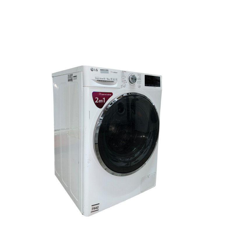Lave linge séchant LG F964J72WRH 9 KG / 6 KG BLANC - Image 5