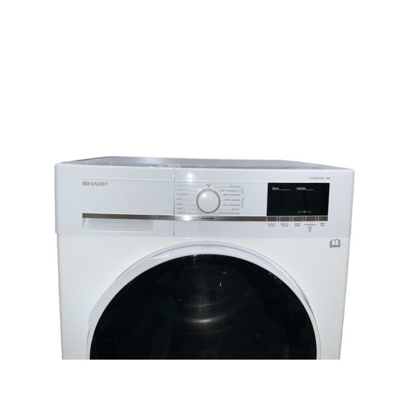Sèche linge pompe à chaleur SHARP KD-GHB8S7GW2 8 KG BLANC - Image 4