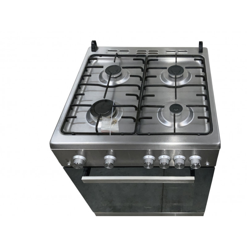 Cuisinière à gaz BEKO FSG621DXMCS 4 feu GRIS