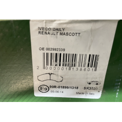 Plaquettes de frein PQF167 OE 002992339
