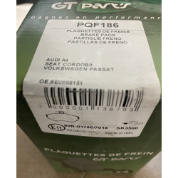 Plaquettes de frein PQF186 / 8E0698151