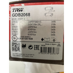 TRW GDB2068 Plaquettes de frein — photo 2