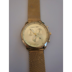 CALVIN KLEIN Montre acier doré clip water resistant NO7873 (1)