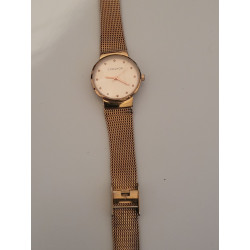 COD HOR Montre C25540 bracelet acier doré clip cadran rosé (6) — photo 2