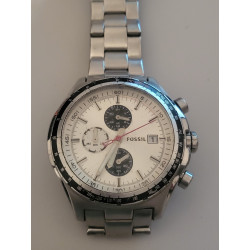 FOSSIL Montre bracelet acier clip cadran blanc water resistant 10 ATM (17) — photo 2