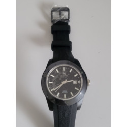 MATHYDY Montre GAINDE Edition limitée bracelet noir cadran noir (43)