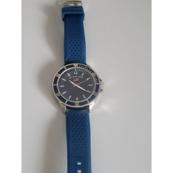US POLO ASSN Montre bracelet silicone bleu cadran bleu (38)